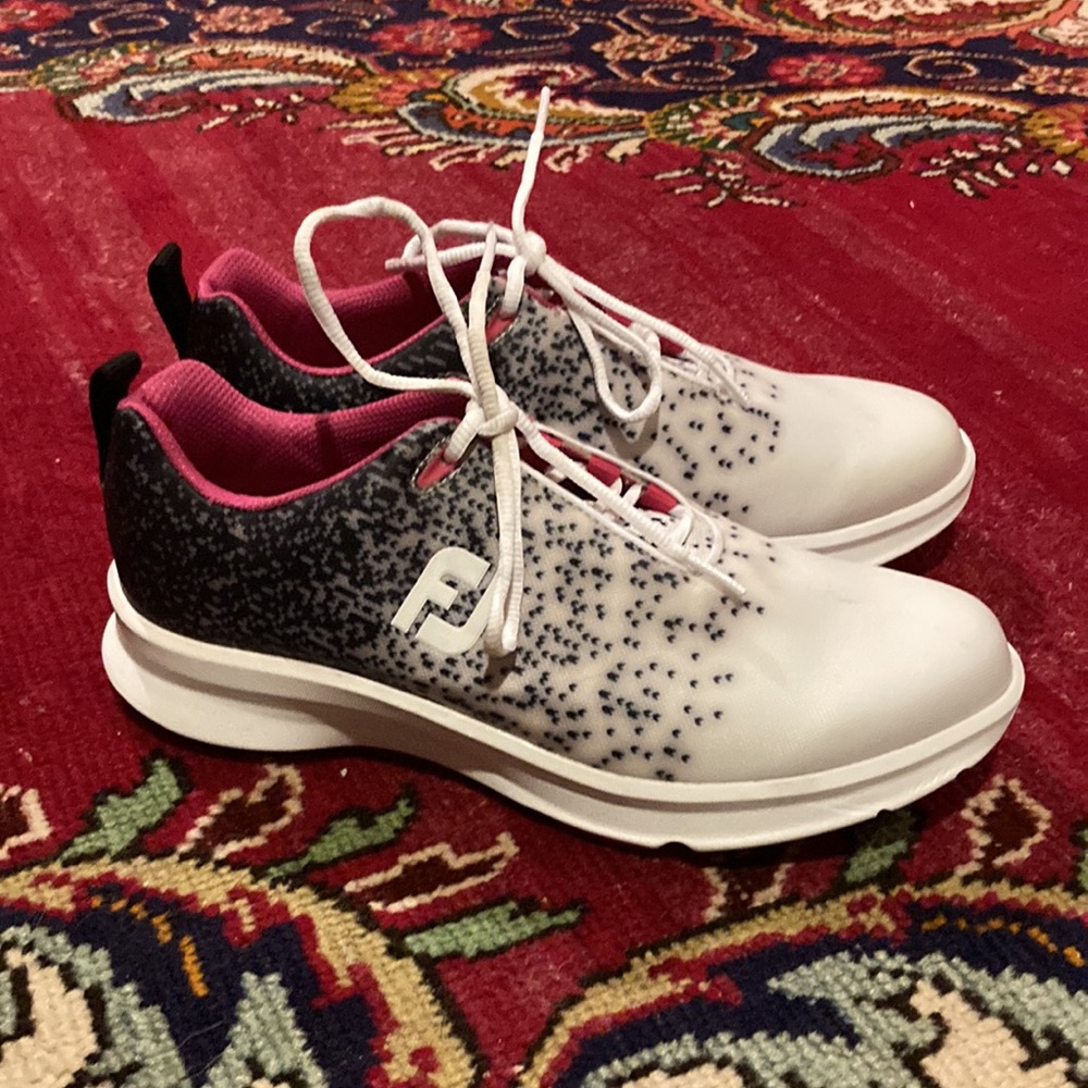 Footjoy Ladies Leisure Shoe Pink Black 10